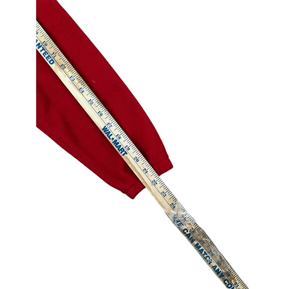 Vintage J.Crew Oarsman Quarter Zip Fleece Mens Small Long Sleeve Red 1/4 Zip - Picture 7 of 10